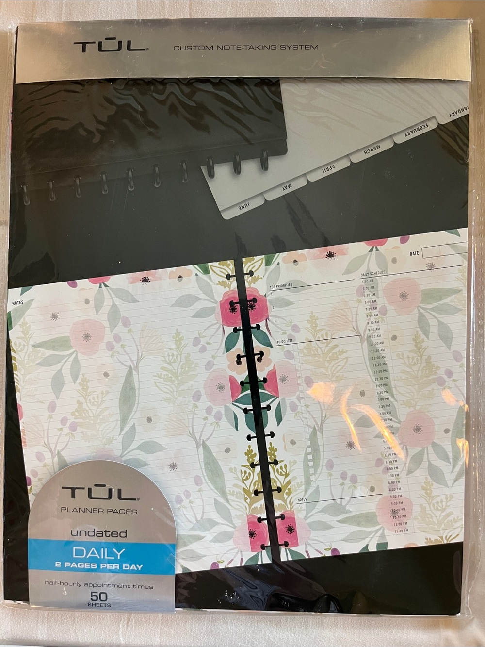 Tul Working Appointment, Scheduling and Organizational Binder & Tul Hole Puncher